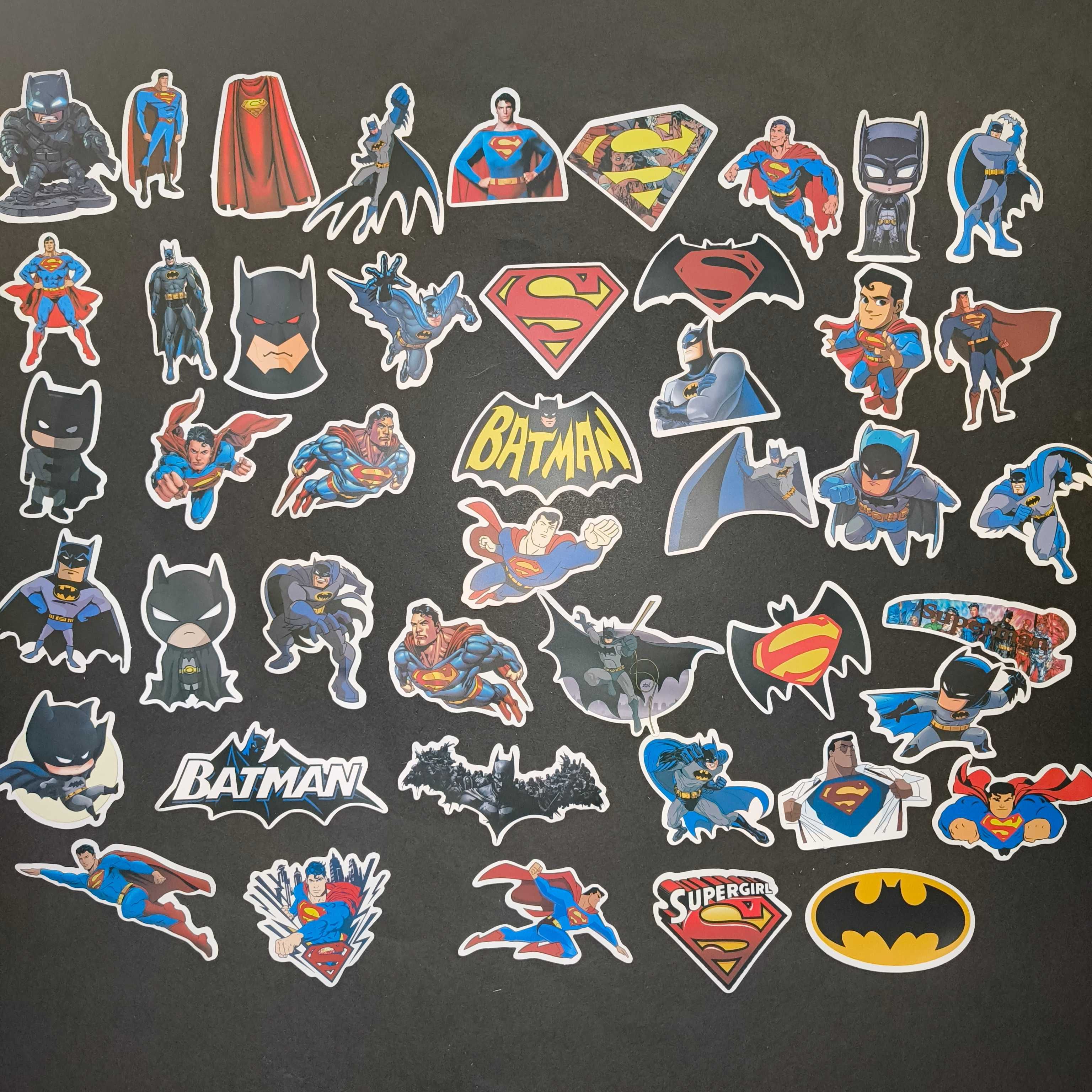 45 Autocolantes Super Heróis Batman Spider Man