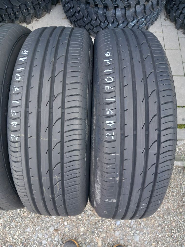 4x Opony Używane Letnie 205/70R16 Continental