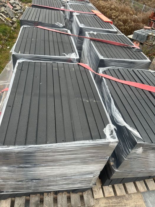 Obrzeże 6x20x100 grafit 2 gatunek 13,50