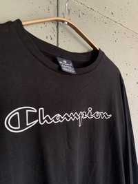 Champion t-shirt longsleeve czarny rozm 162/167 nowy