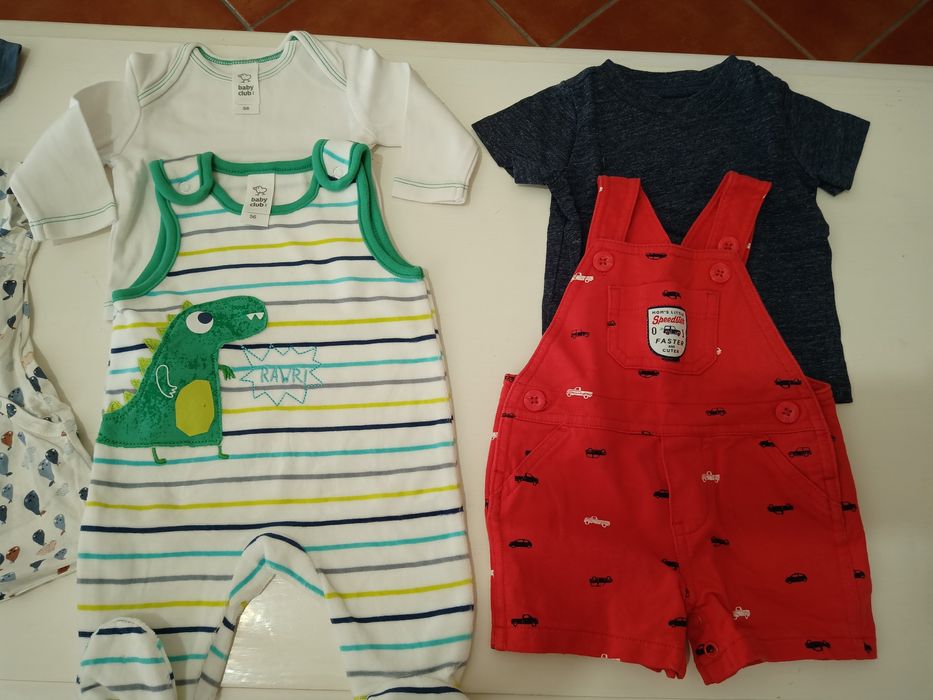 Lote roupa bebé 56-60cm