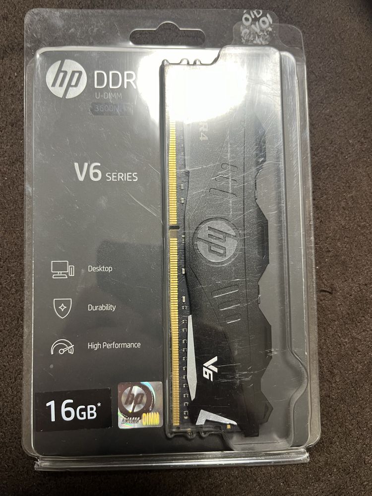 Память DDR HP DDR4 16Gb 3600MHz HP V6 with Heatshield, Retail