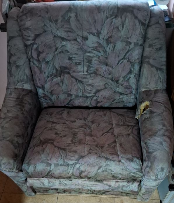 Fotel jednoosobowy rozkładany z funkcją do spania