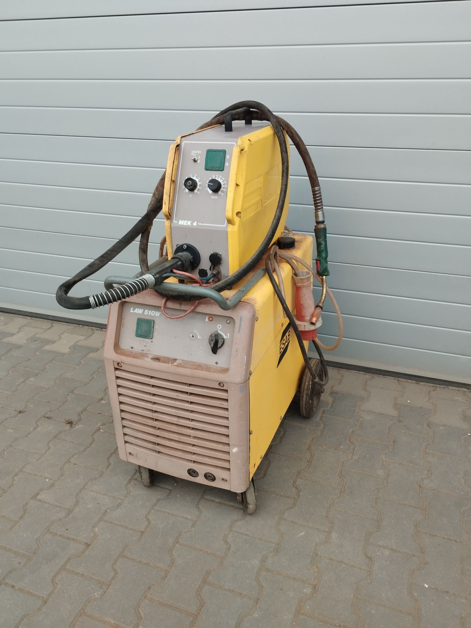 Spawarka migomat esab law 500 w chłodzenie cieczą,