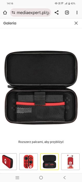 Etui PERFORMANCE DESIGNED Starter Kit Mario Remix Edition Nintendo Swi