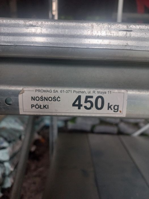 Regał Promag, 5 półek   Solidny