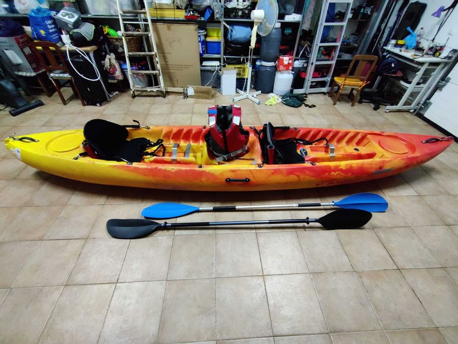 Kayak Rainbow Orca 2 lugares + Equipamento