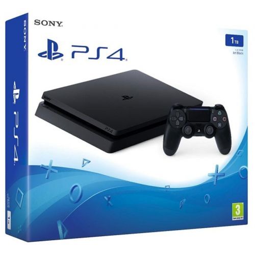 Sony Playstation black slim 1tb