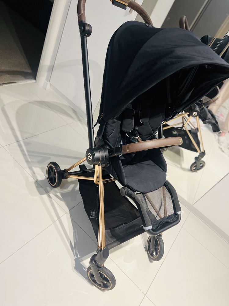 Wózek cybex mios 2.0 rose gold black deep