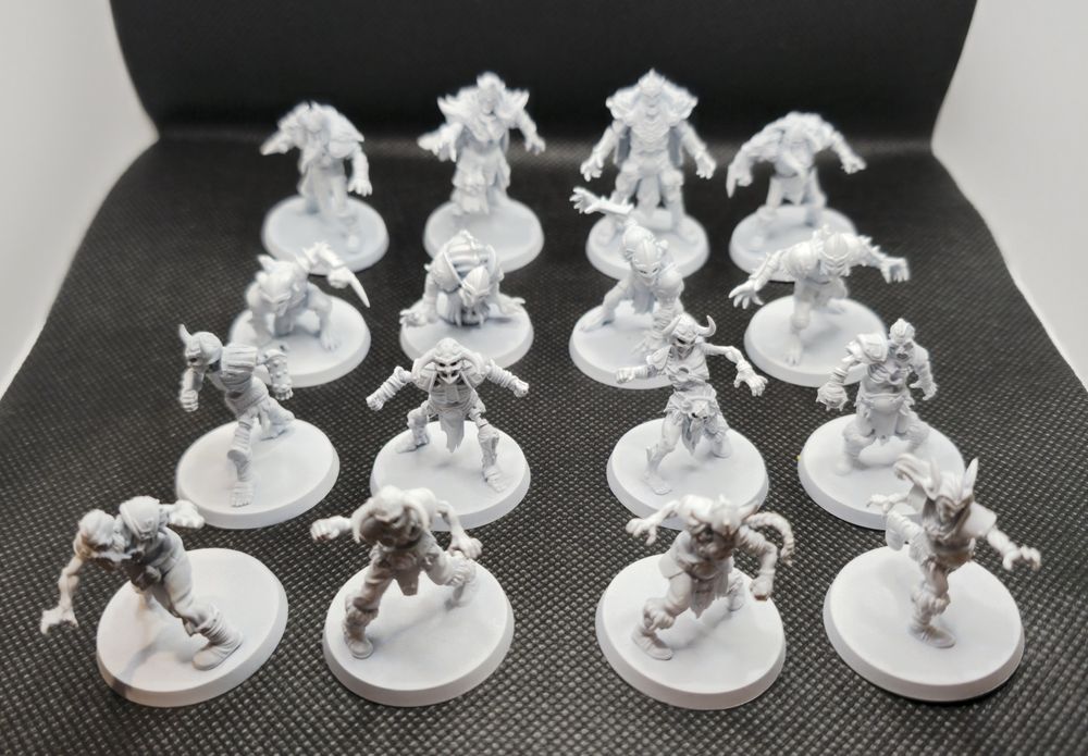 Drużyna do gry Blood Bowl Shambling Undead Wydruk 3D