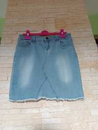 Spódnica jeansowa, WOMEN, rozmiar S
