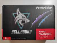 Видеокарта PowerColor Amd Radeon RX7600 Hellhound 8GB Новая