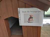 Buda dla psa ocieplona warsztat dom gospodarstwo