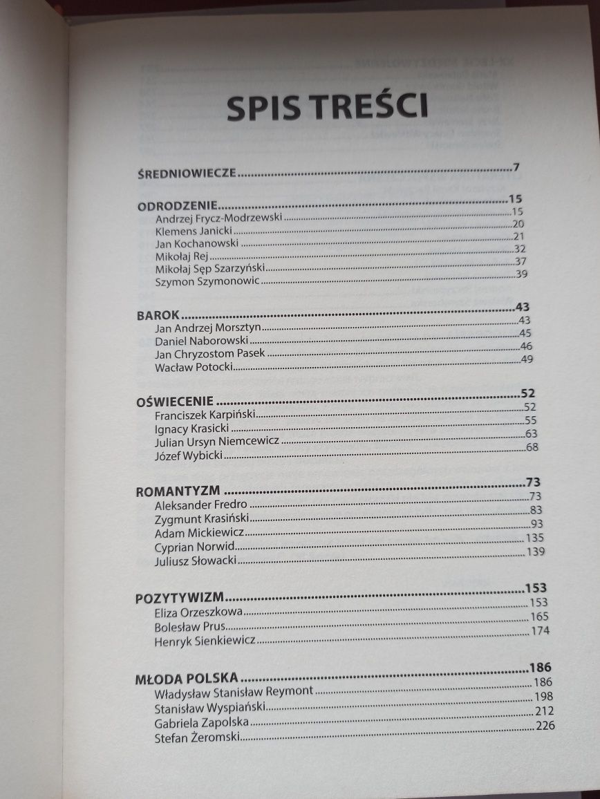 Wielcy twórcy literatury polskiej i ich dzieła Grażyna Łoś książka pap