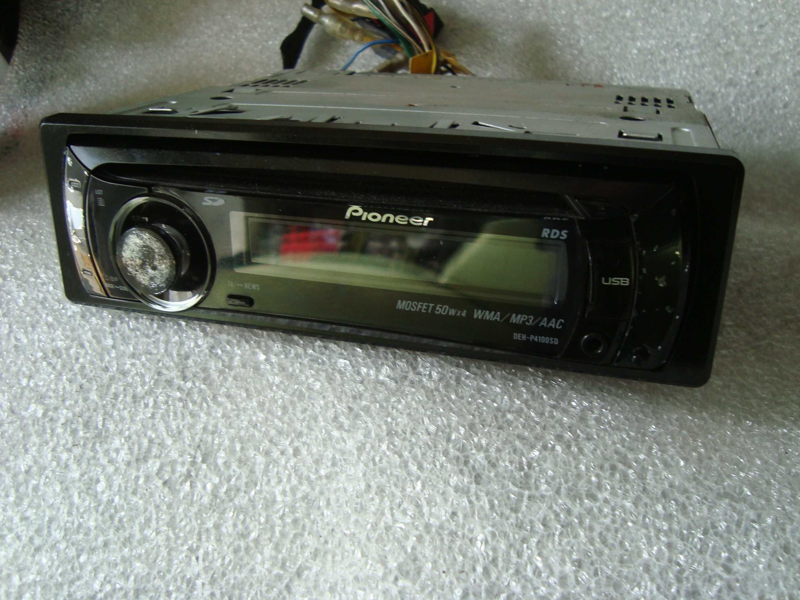Radio samochodowe Pioneer DEH-4100SD CD USB MP3/WMA/WAV 4x50w karta SD
