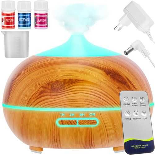 Jonizator, nawilżacz parowy 4w1 Dyfuzor zapachowy Nawilżacz Lampka LED