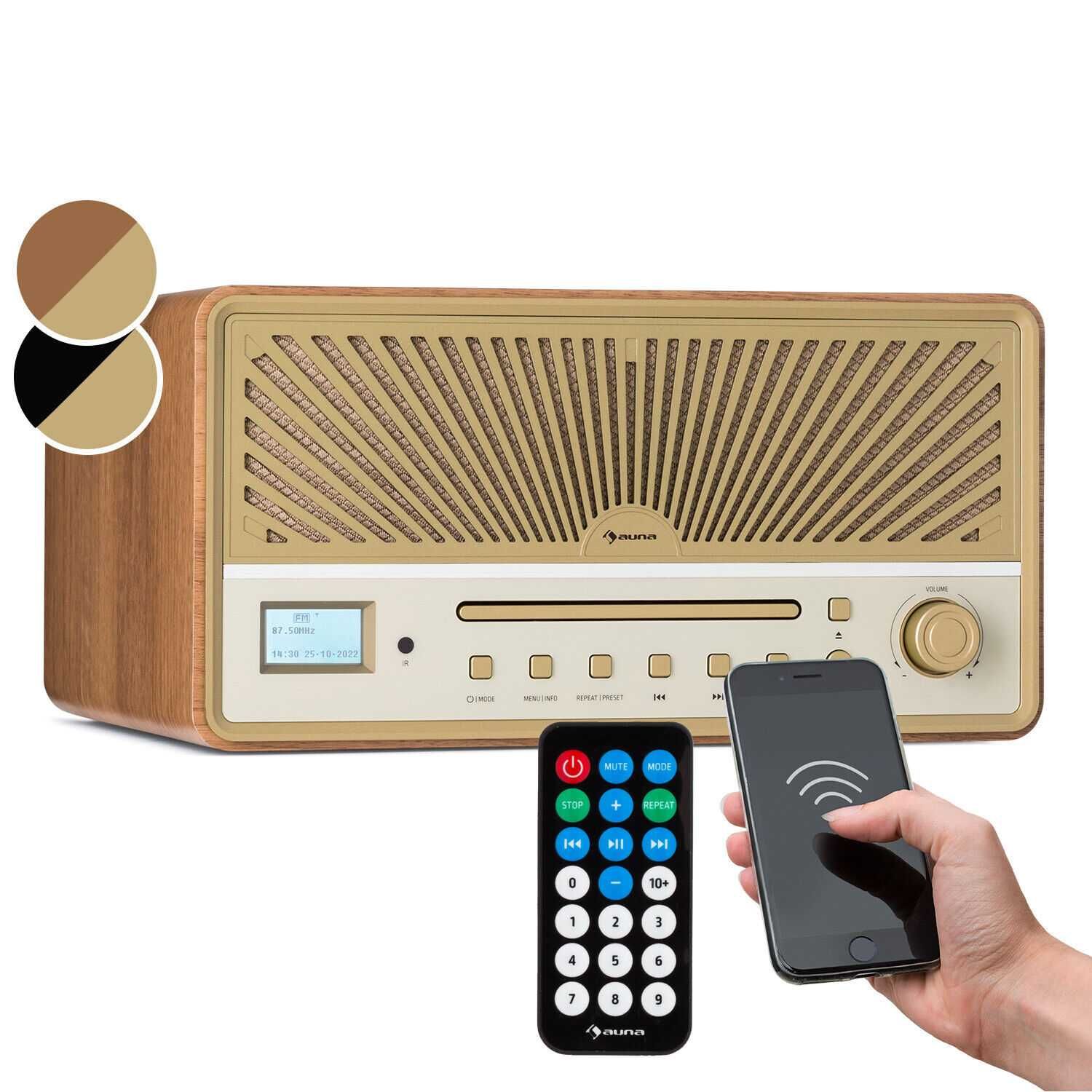 Auna Glastonbury radio DAB z CD