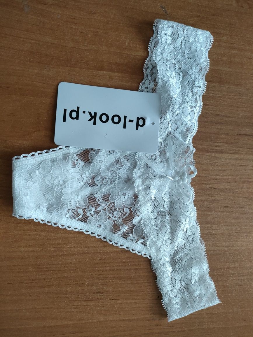 Stringi koronkowe rozmiar S