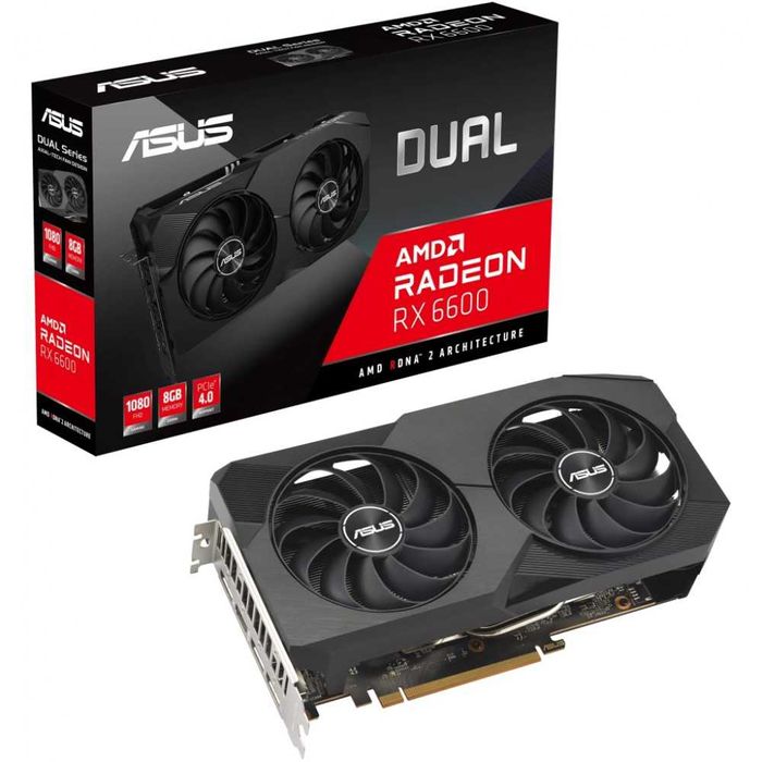 rx6600 8gb asus dual