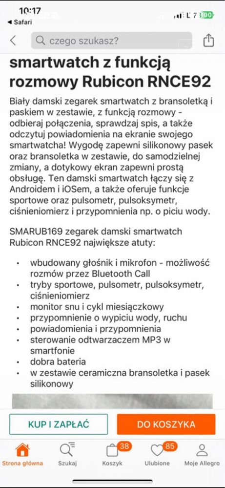 Smartwatch polecam .
