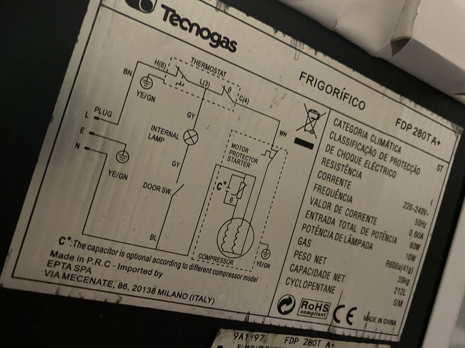 Frigorifico Tecnogas