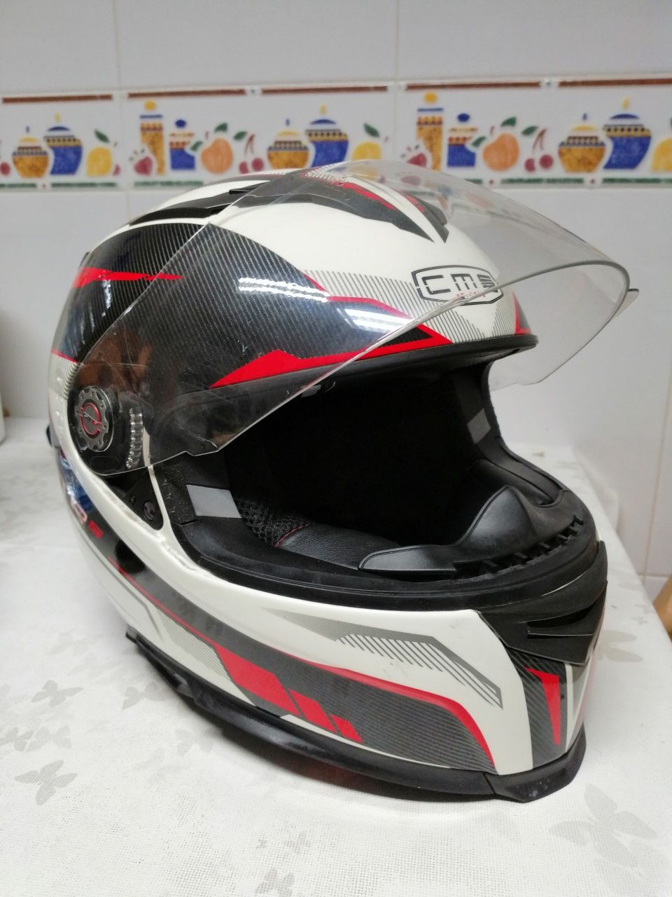 Capacete mota Cms GTRS 3C Tri Composite