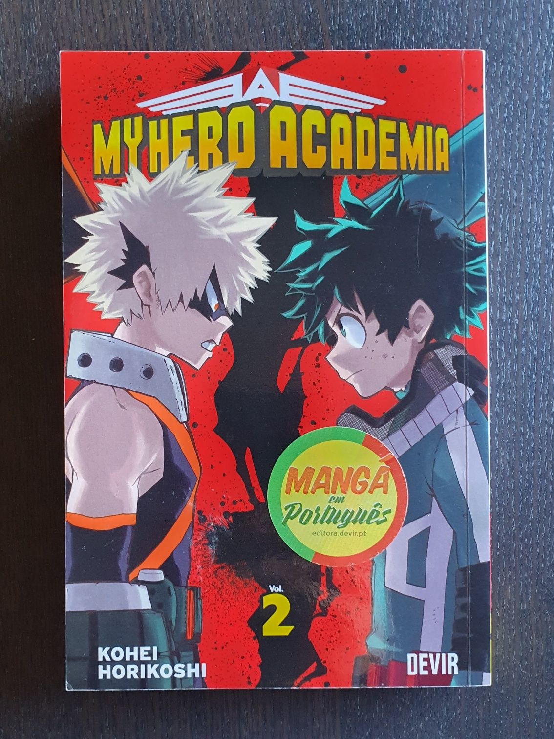 Mangá My Hero Academia Vol.1-2 em português