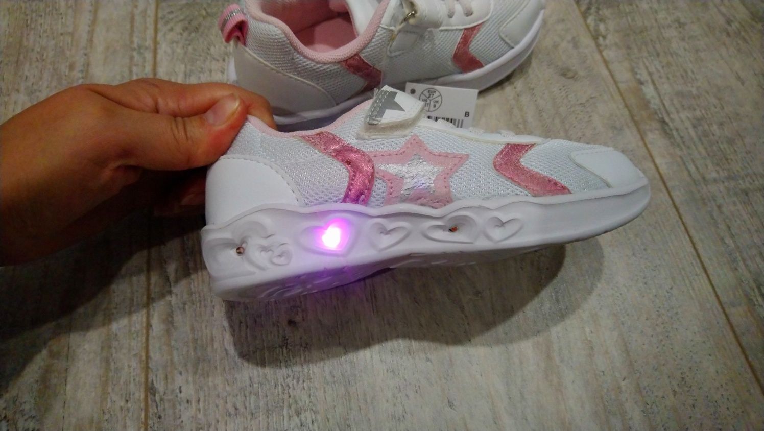 Buty sportowe świecące Led - Lupilu - rozm 27