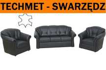 3+1+1 BOSS 100 % skóra naturalna TECHMET-SWARZĘDZ