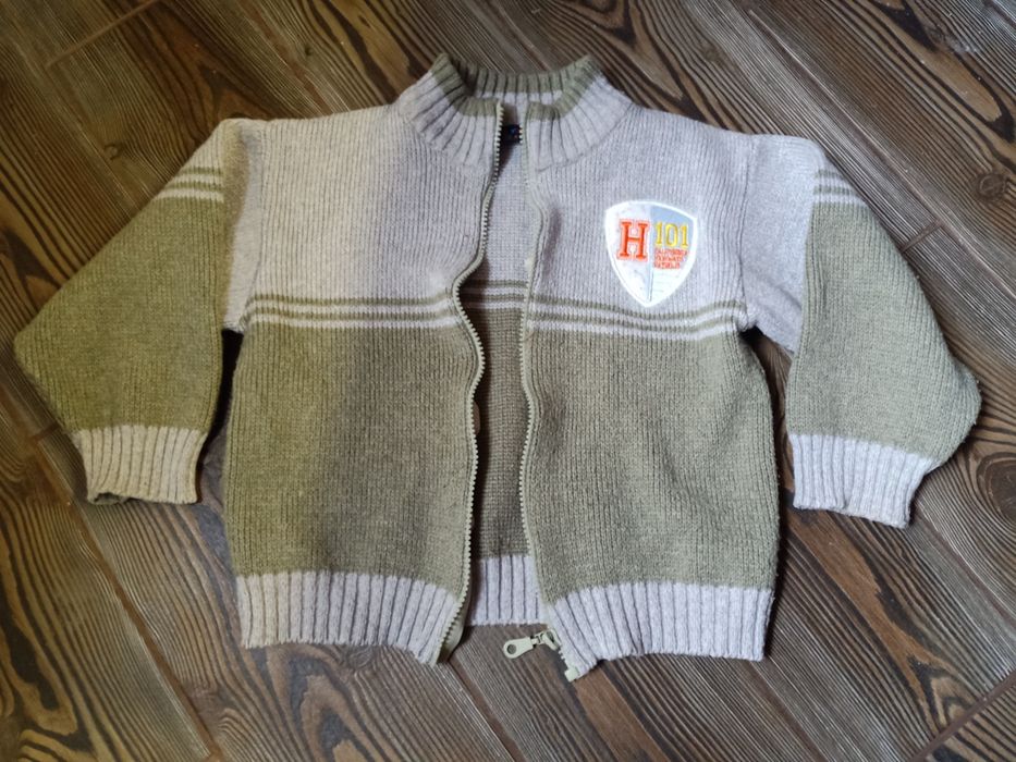 Тепла зимова кофта на хлопчика 2-4 роки