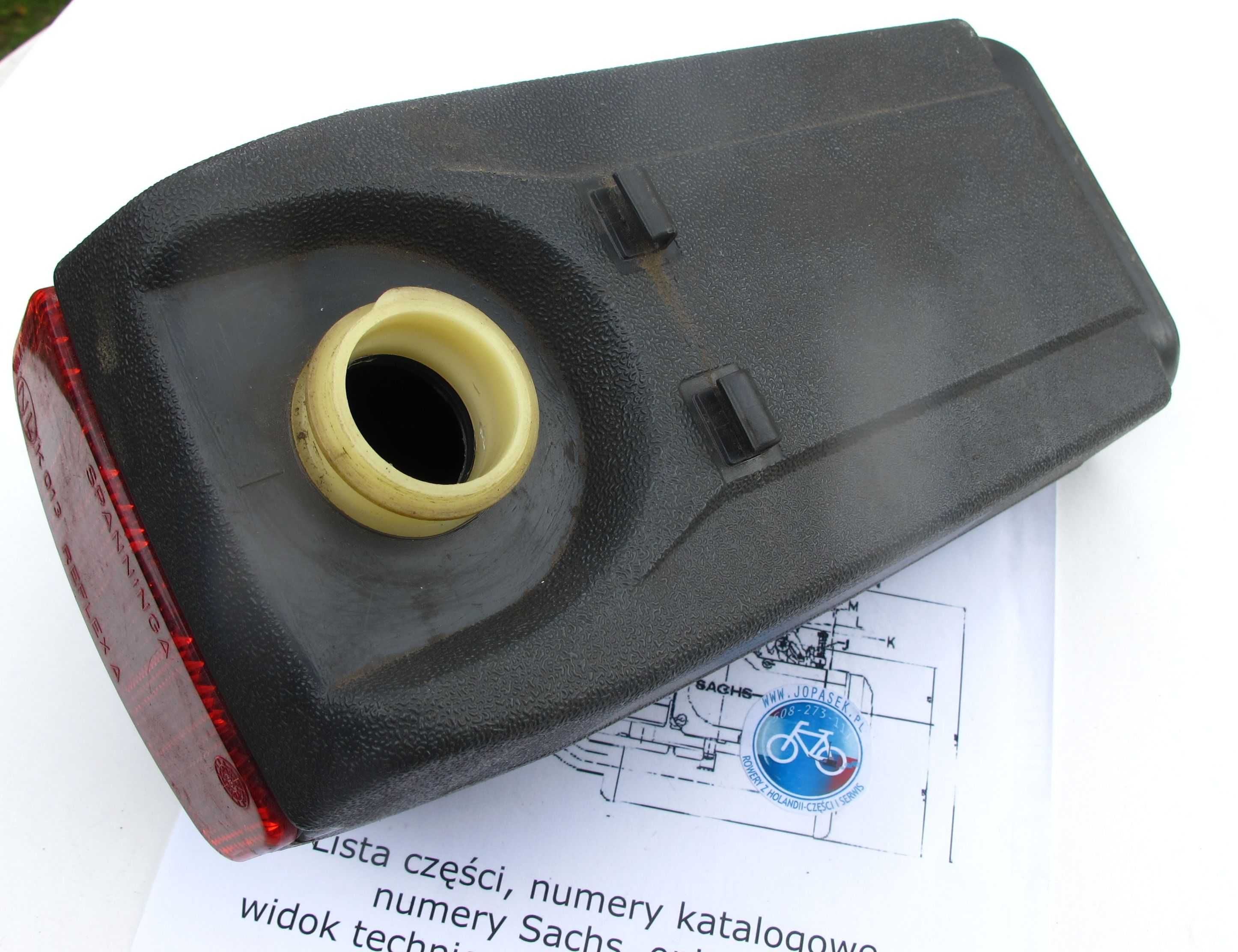 Zbiornik paliwa do rowerów z silnikiem SACHS 301A Spartamet Saxonette