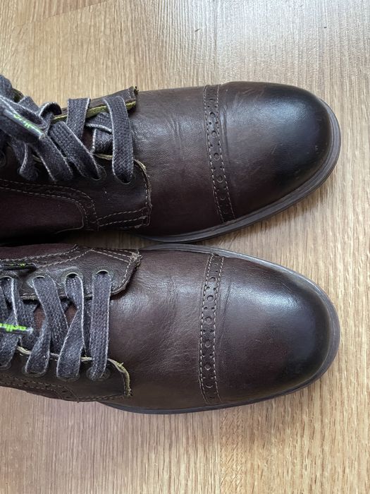 Черевики із натуральноі шкіри Італія snipe 42 розмір 27,5 см устілка