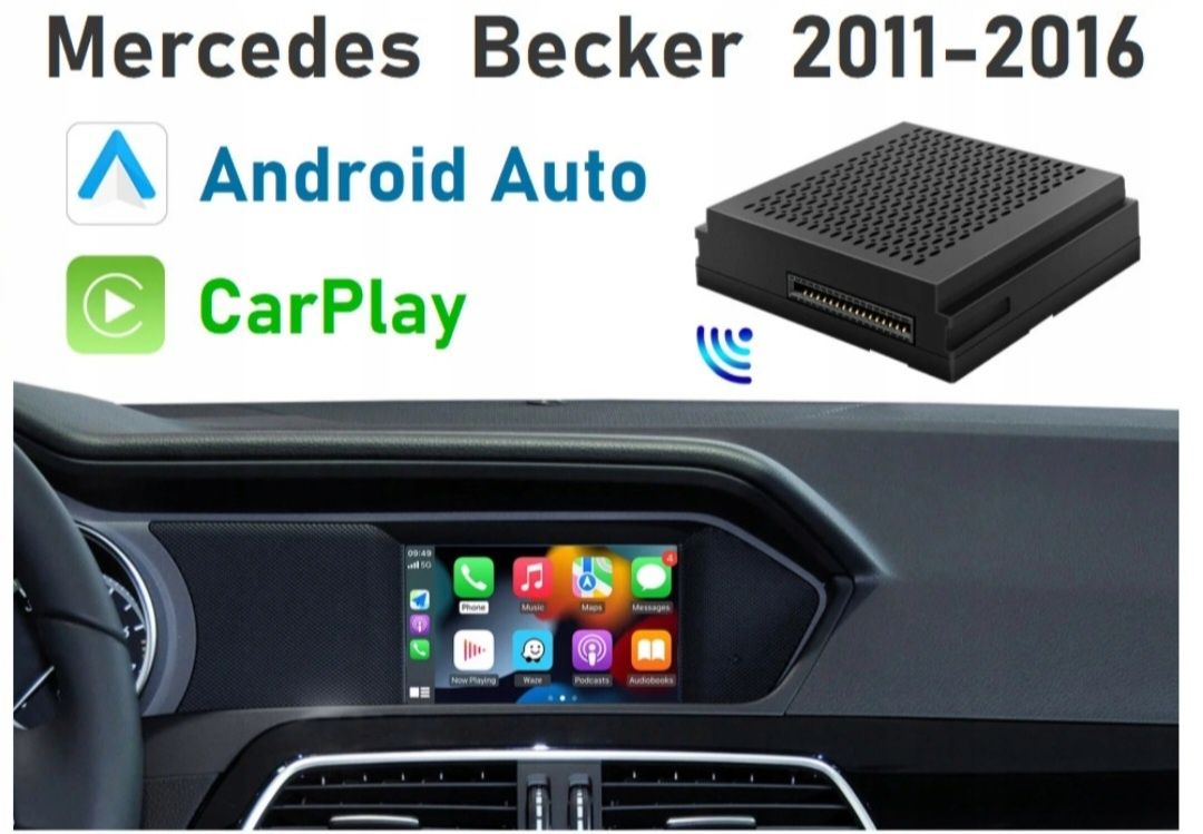 MERCEDES NTG4.5 CarPlay Android Auto Becker Map CLS,CLA,ML,GL,GLA...