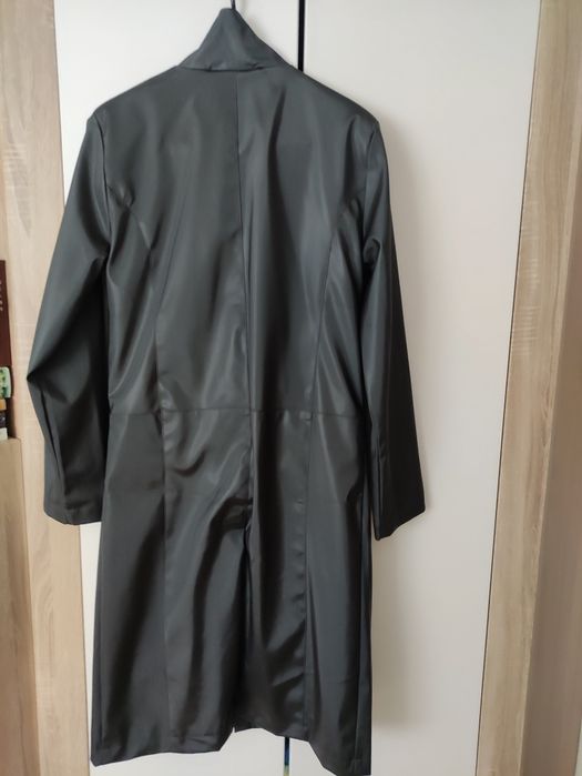 Płaszcz damski przeciwdeszczowy szary M