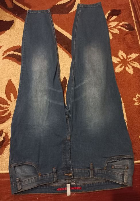 Dzisnsy jeansy spodnie super skinny rozm. 50