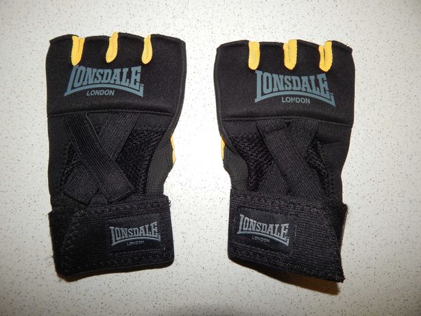 Гелевые тренировочные боксерские силовые перчатки Lonsdale. Размер L.