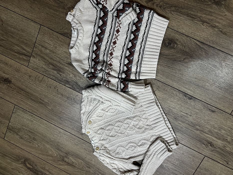Zestaw swetrów h&m baby exlusive 86 cm