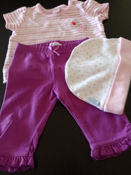 Lote de roupa bebé menina até 3 meses