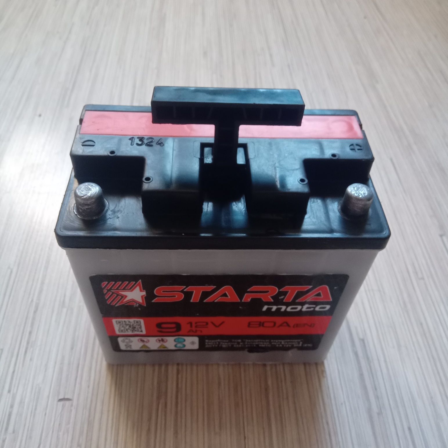 Мото акумулятор 12V 9Ah 80A