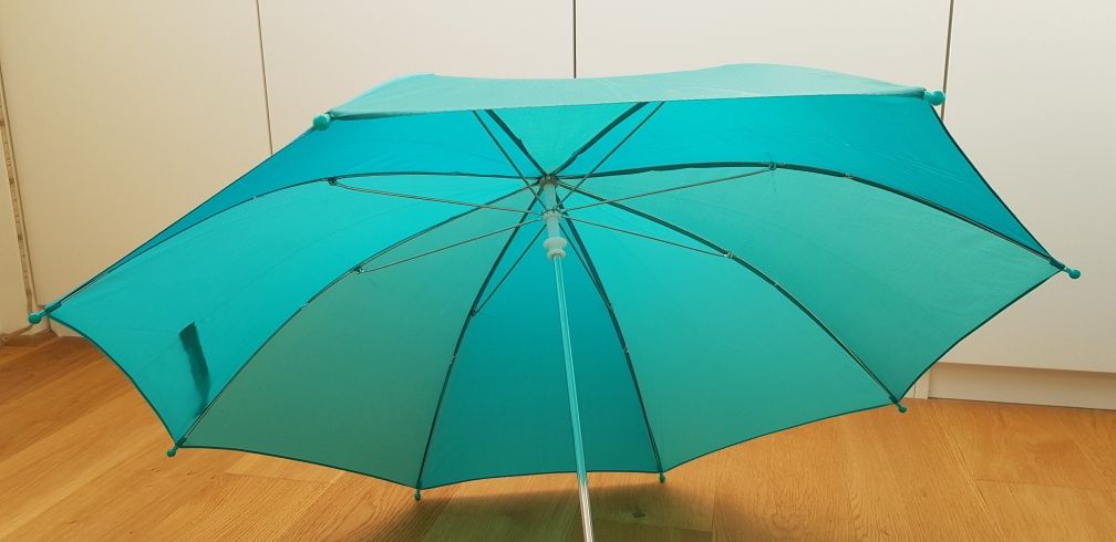 Zielona parasolka dla dziewczynki :)