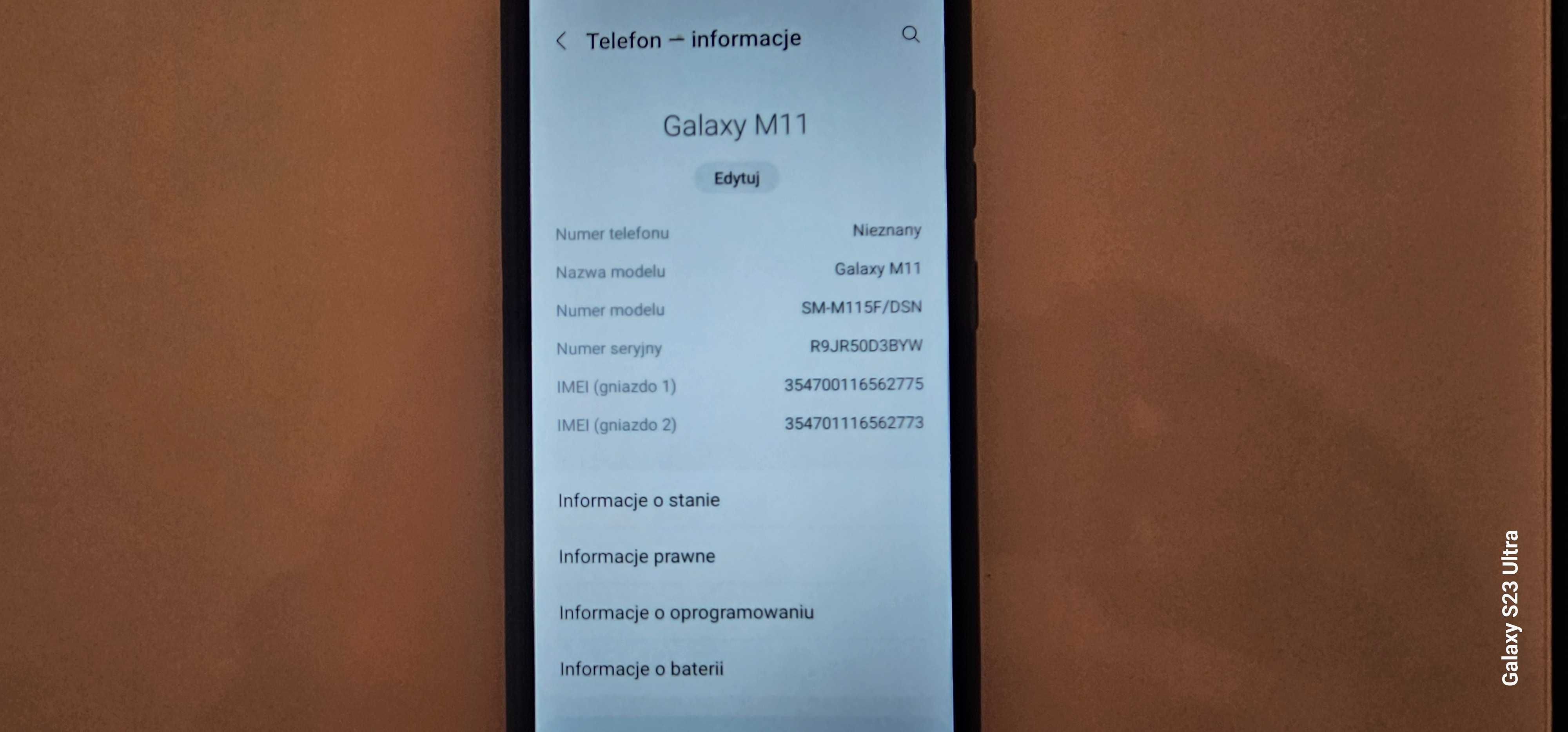 Samsung M11 jak nówka