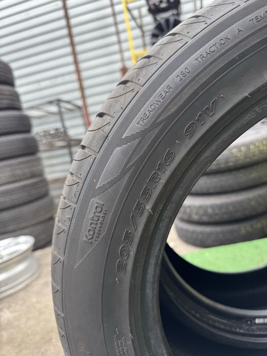 Шини Hankook 205/55r16 Літо Б/у склад пара літо нові