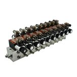 Rozdzielacz hydr cetop 9 sekcyjny 50l elektr 12v