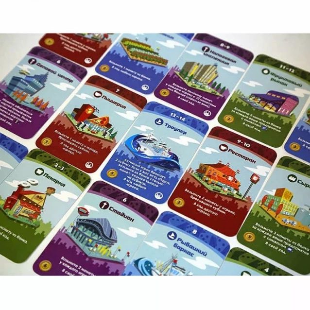 Японська настільна гра Мачі Коро / Machi Koro