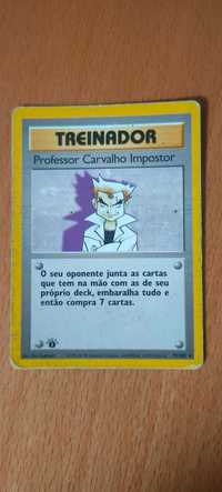 Carta Pokemon Professor Carvalho Impostor