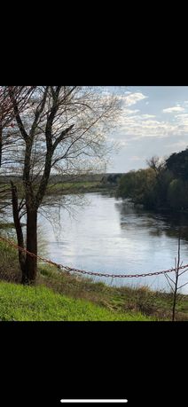 Działka z linią brzegową rzeki