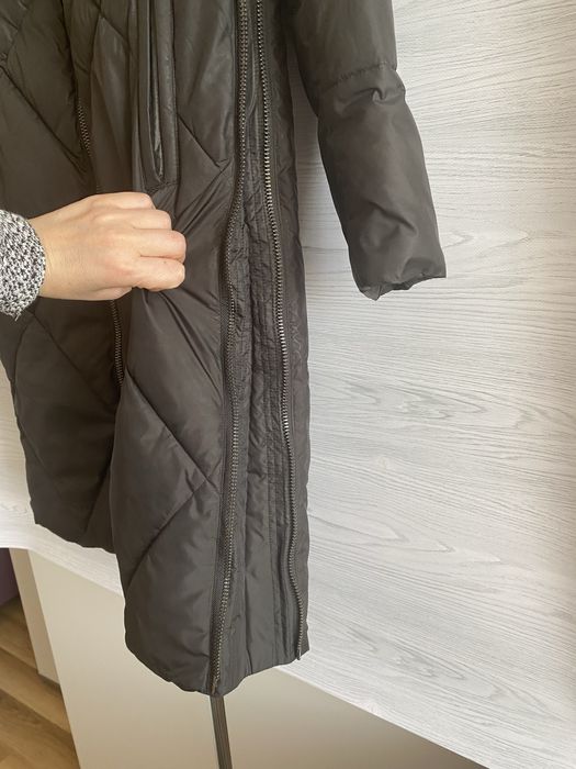 Пуховик зимовий плащ пальто XS