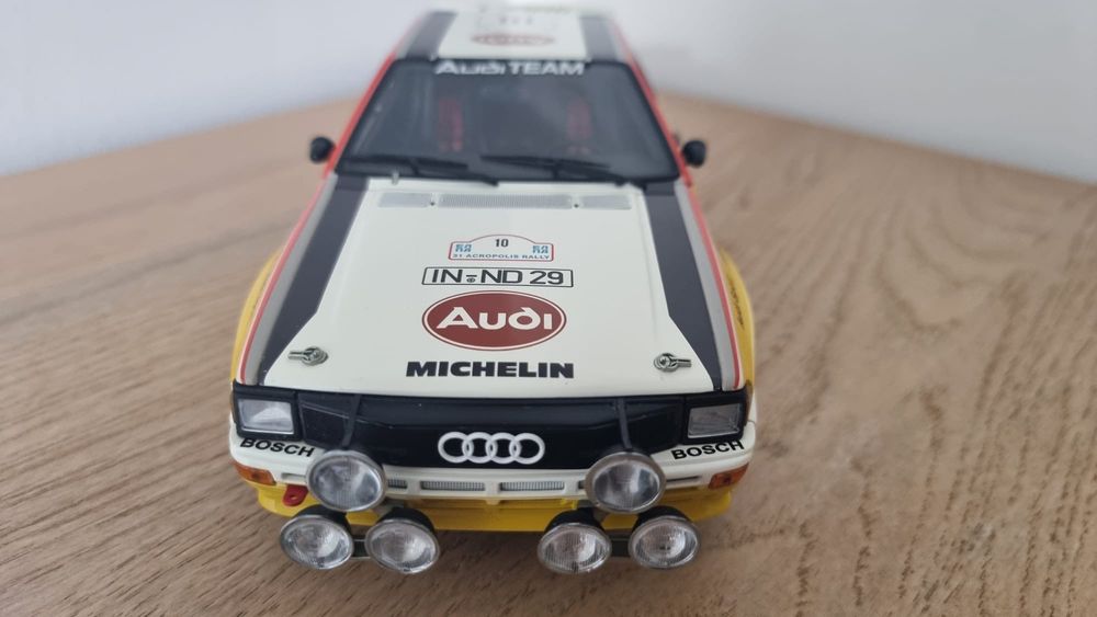 AutoArt 1:18 Audi Rallye Quattro #10 S. Blomqvist Acropolis