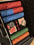 Conjunto poker 300 fichas ceramica