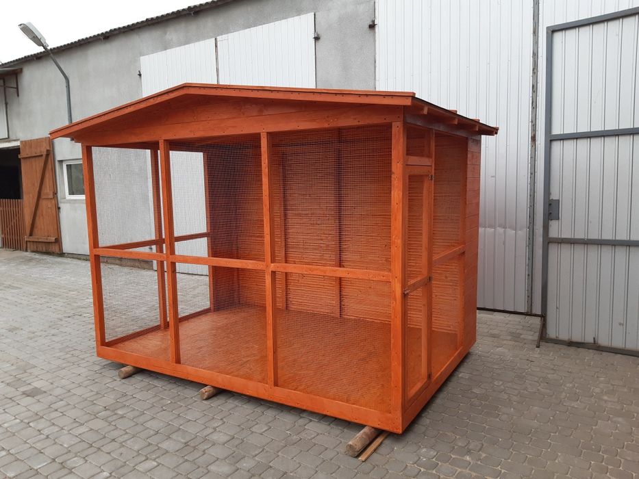 Woliera 3 na 2 papugi